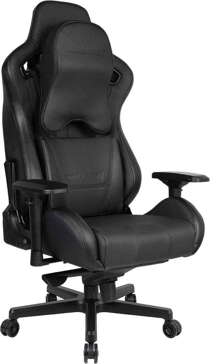 AndaSeat Kaiser 2 Pro Premium Extra Large Gaming Chair - Black (Large Pillow)