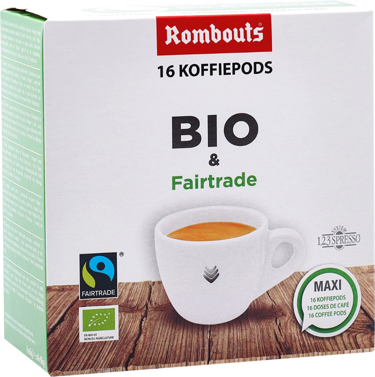 Rombouts - Koffie - 10 x Bio & Fairtrade 16 pods