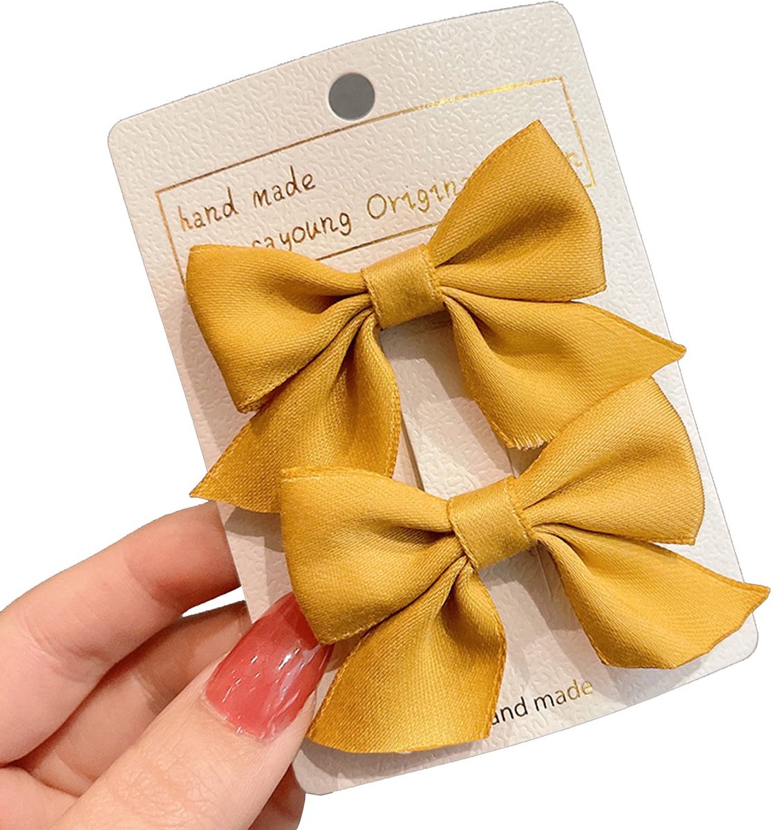 Haarstrikken Clips voor Meisjes Baby Haarspeldjes Katoen 2 STKS Antislip Voor Baby Haar Accessoires