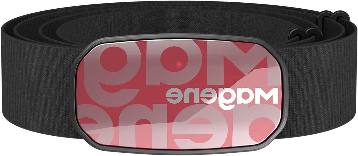 Hartslagmeter Borstband - Fitness Tracker - Sport Prestaties Meten - Split Borstband Ontwerp - IP67 Waterdicht - Rood
