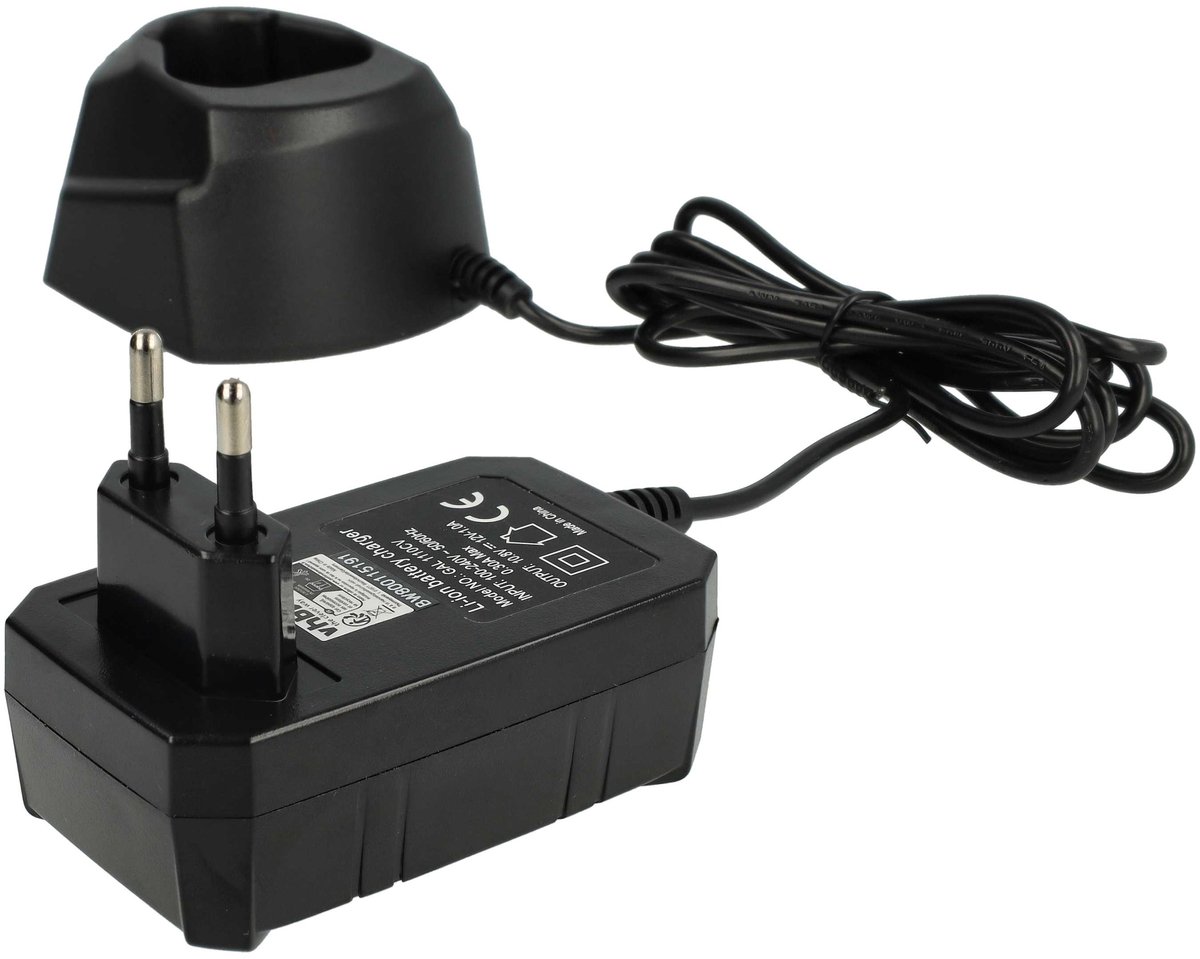 vhbw-lader compatibel met Bosch PS70-2A, PS50-2B, PSR 10.8 Li-2, PSM 10.8 LI, PS50-2A accu's voor elektrisch gereedschap - Type 1, 12,6 V