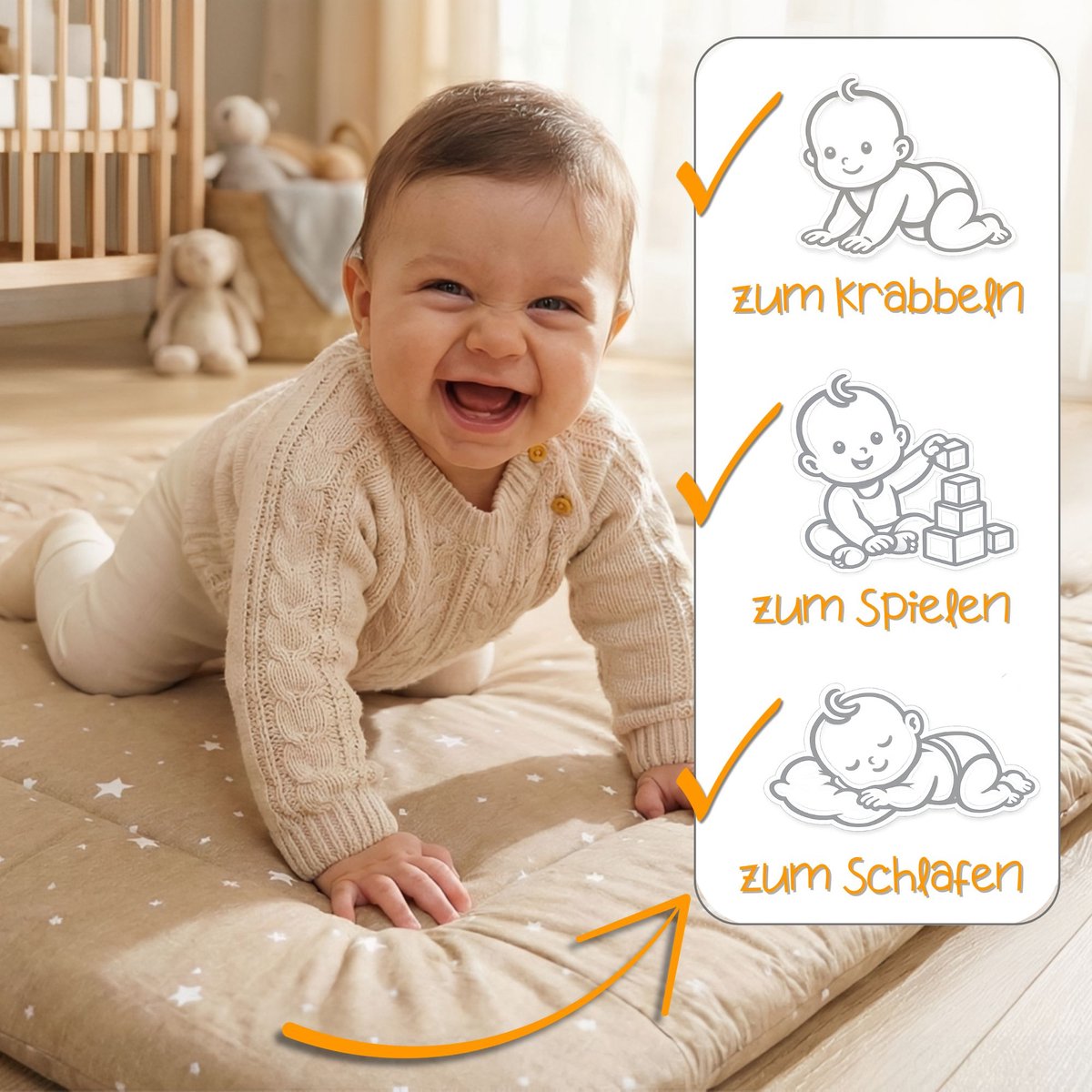 ASE Spolka Akcyjna Speelkleed Kruipmat Baby Speelmat Vloerkleed thumbnail 3