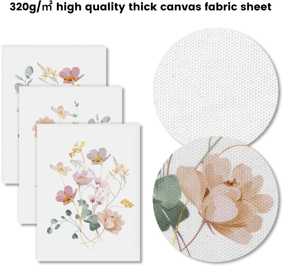 Waterverf Bloemen Wanddecoratie Poster Minimalistische Botanische Muur Poster voor Slaapkamer Woonkamer Decor 12x16 in Set van 3 Niet Ingelijst — cadeau in Wonen & Interieur - foto 4