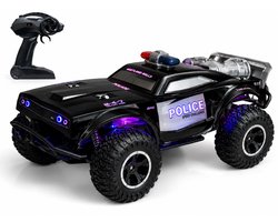 R/C POLICE CAR - Rc politieauto - 2.4GHZ - 1:8 - 911 - 48CM - LED EFFECT