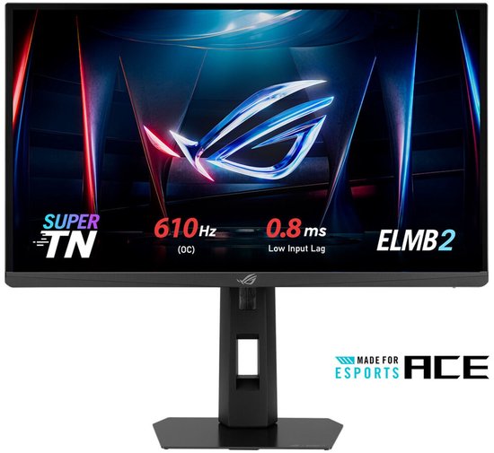 ASUS ROG Strix XG248QSG Ace Esports Gaming Monitor 24.1″ FHD 610Hz 0.1ms VRR ELMB 2 HDR400