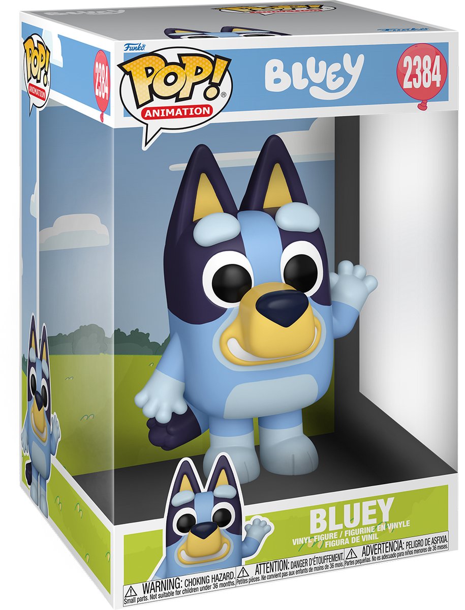 Funko Pop jumbo: bluey- bluey