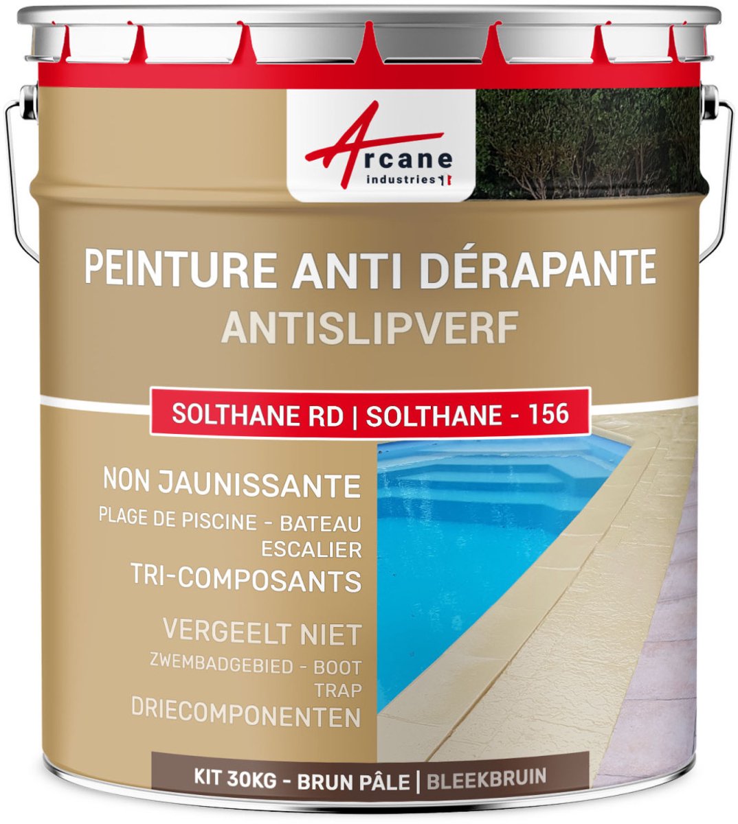 Antislip vloerverf voor buiten binnen - SOLTHANE - 156