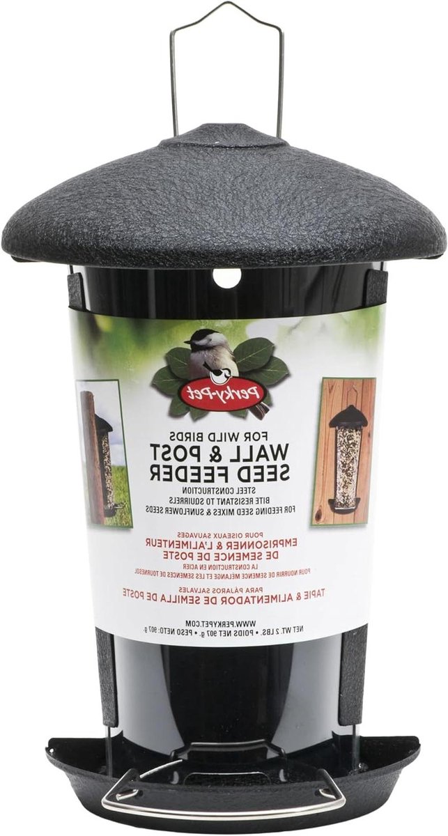 Vogelvoederhuisje - Voederstation Vogels - Vogels Voeren - Platte Achterkant - 500 g - Koper