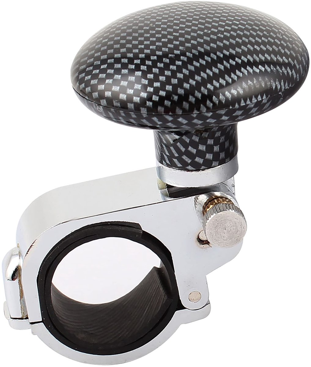 Koolstofvezel Decor Metalen Stuurwiel Spinner Knop Handvat