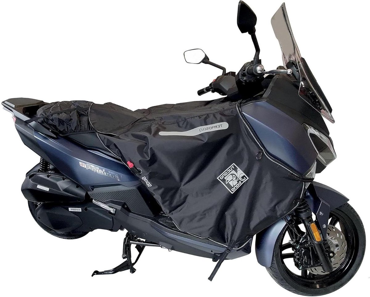 Scooter Voetenzak - Scooter Dekje - Bescherming Scooter - Gepatenteerd Anti-Flapper Systeem - 2.22 Kilogram - Zwart