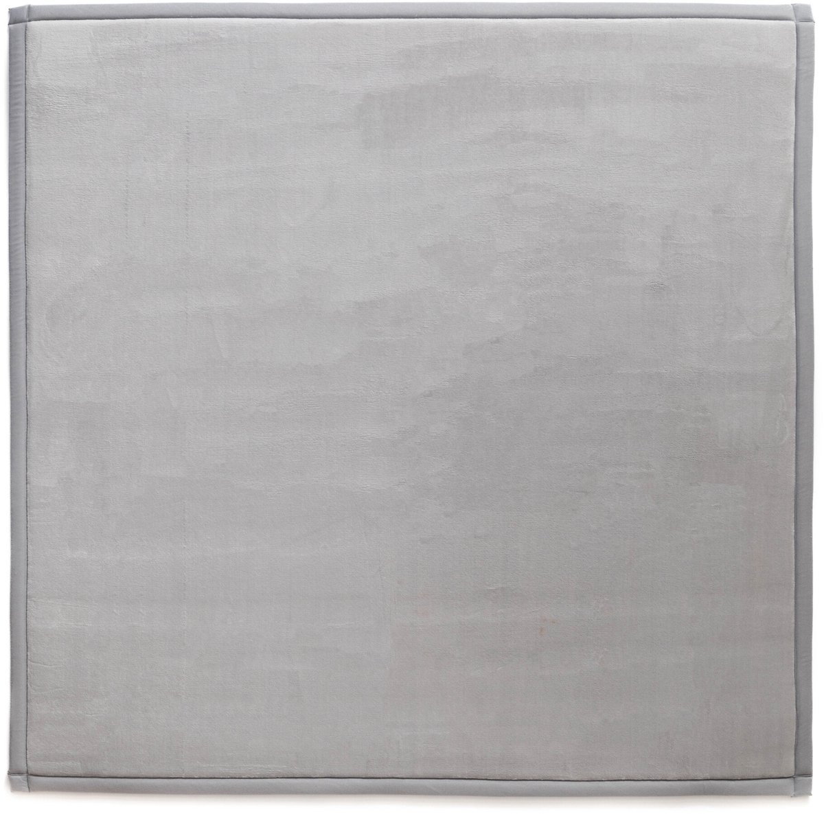 Speelkleed vierkant - Pluffy lichtgrijs 120x120