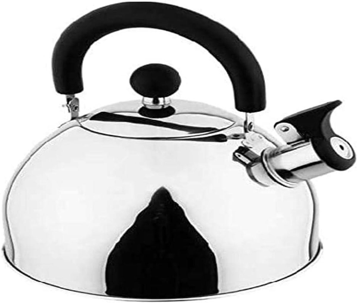 Whistling Kettle - Waterkoker RVS - Water Koken - Met Fluitje - 1.0 L - Zilver