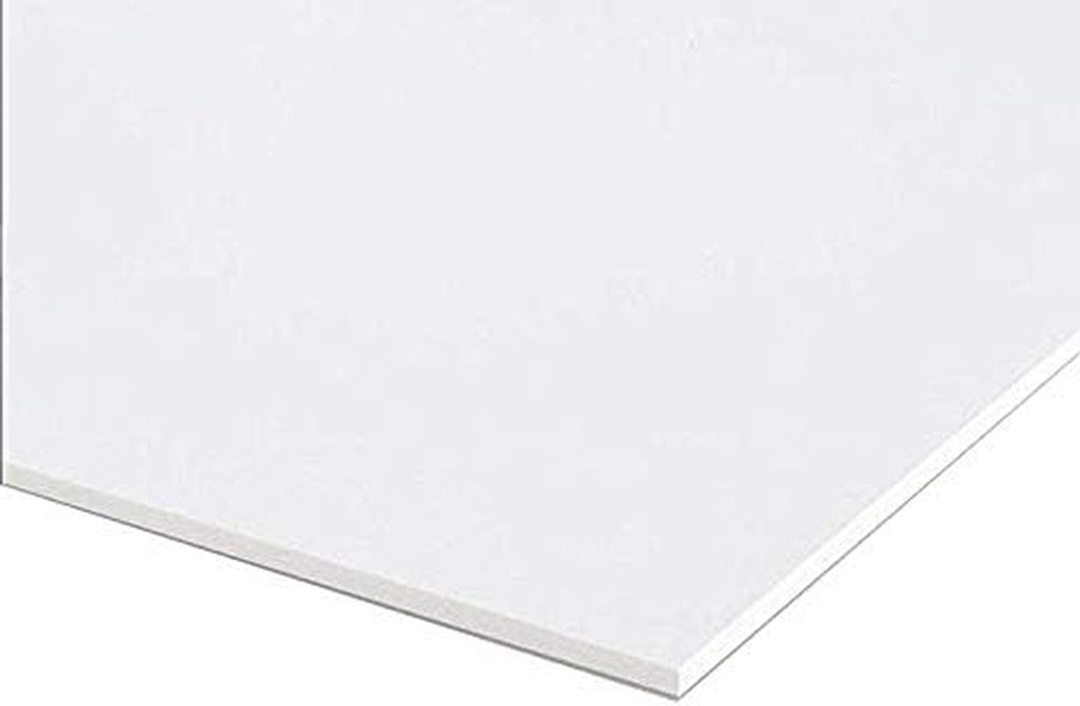 PVC Schuimplaat - Forex Plaat - Buiten en Vochtige Ruimtes - Lichtgewicht en Stabiel - 100 x 150 cm - Wit