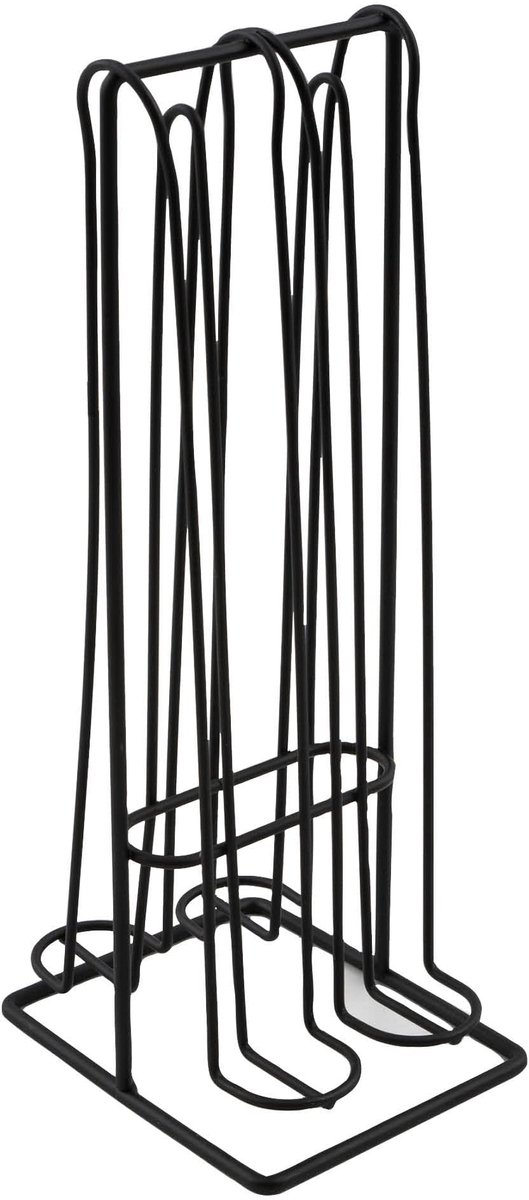 Dailygoods- Capsulehouder voor 32 koffiecups - Zwart - Koffiecup houder - Koffiecup organizer - Keukenaccessoire - Duurzaam design - Koffiecuphouder