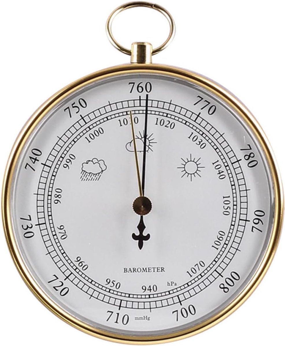 Weerbarometer Analoog - Weerstation Instrument - Weersvoorspelling Thuis - Klassiek Ontwerp - Niet Gespecificeerd - Goud