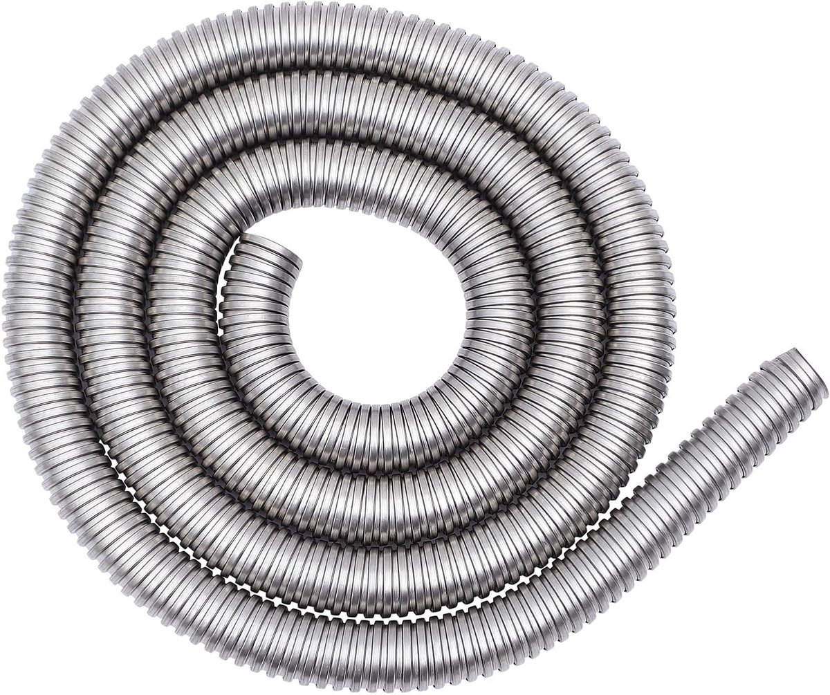 Flexibele Kabelbescherming van RVS, 3 m Draadbeschermslang, Kabelmanagement en Bescherming, Binnen Diameter 32 mm