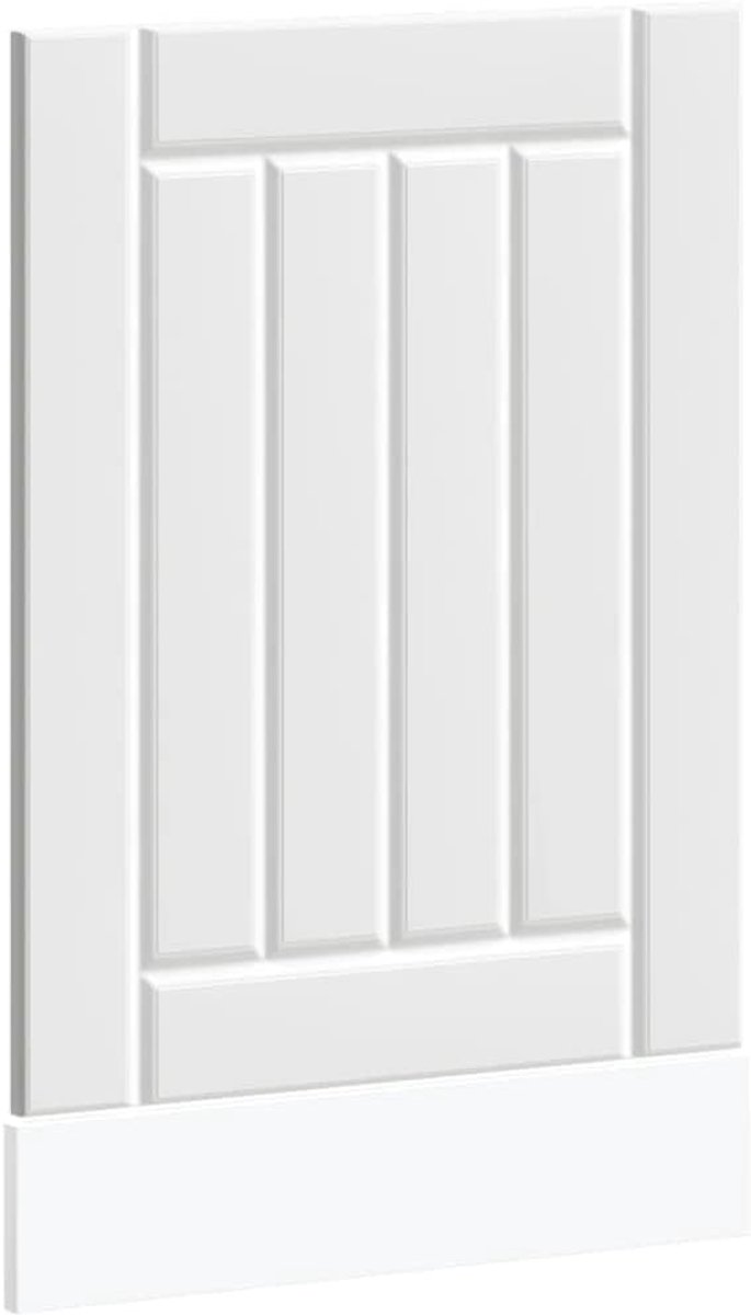 Vaatwasserpaneel - Keukenfront - Keuken Beschermen - Vochtbestendig Houtmateriaal - 67x45x15 cm - Wit