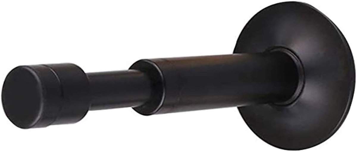 Deurstopper - Muurbeugel Bumper - Deuren Beschermen - Verstelbaar Rubber - Extra Dik - Zwart
