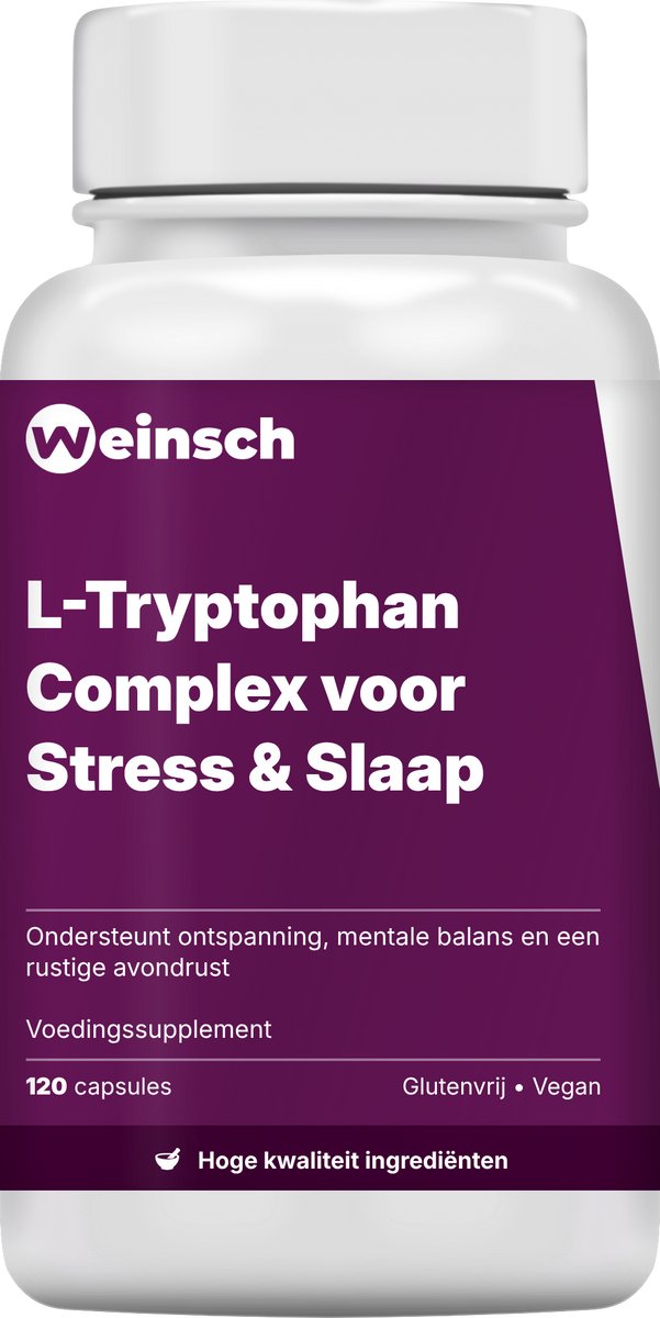 Weinsch L-Tryptophan Complex voor Stress & Slaap | 746mg | 120 capsules