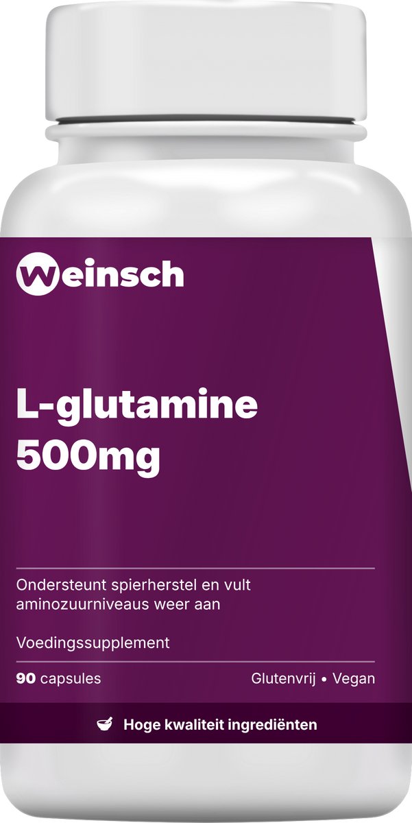 Weinsch L-glutamine 500mg | 595mg | 90 capsules