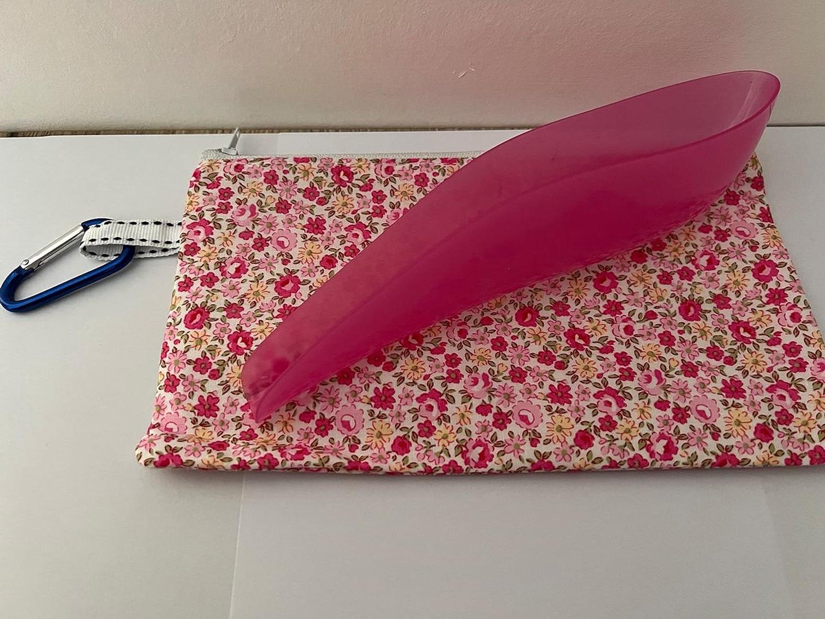 Staande Plas Hulp - Zindelijkheidshulp - Zindelijkheidstraining - Stijf Ontwerp - 20 cm - Roze