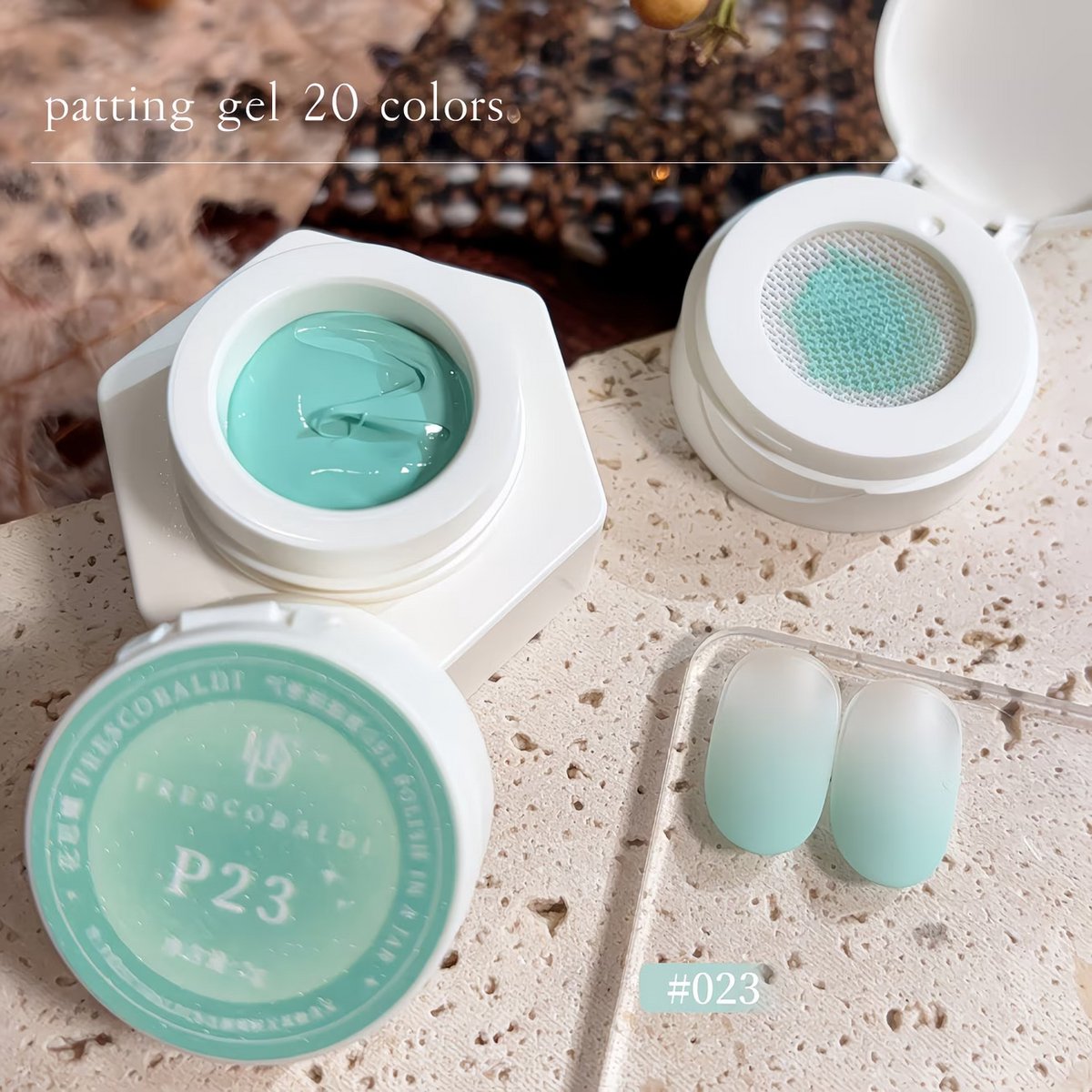 Mintgroene Patting Gel 2g – FRESCOBALDI Air Cushion Gel Nagellak voor Ombre en Gradient Nail Art – Langdurige Hard Gel Polish