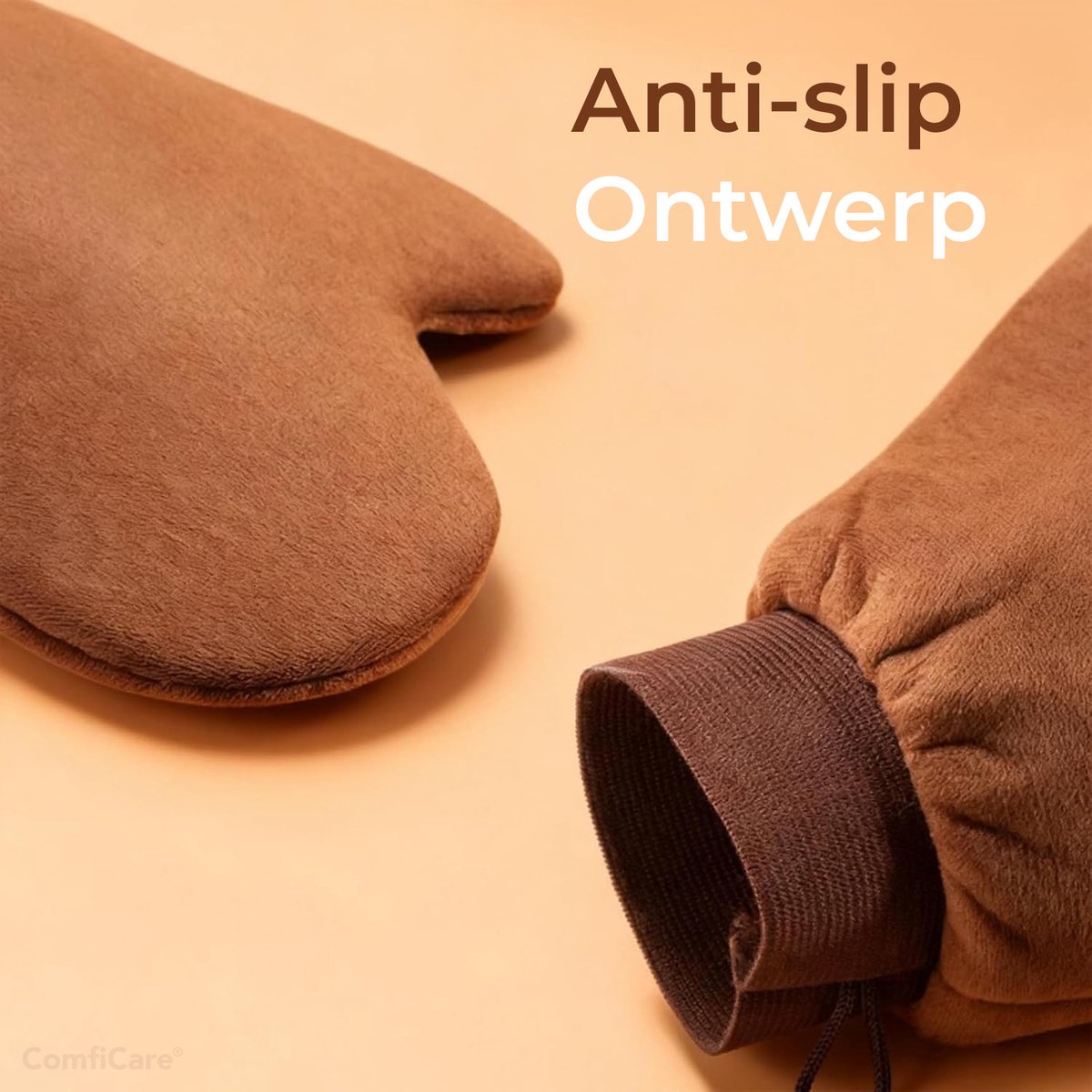 ComfiCare® Zelfbruiner handschoen 2 stuks - Self tan handschoen – Tanning mitt – Tanning glove – Zelfbruiner, Zonnebrand & Lotion – Lotion applicator - Bruin – foto 8