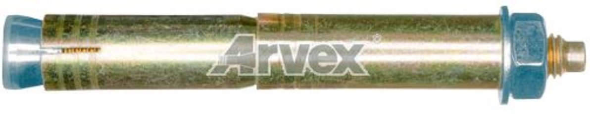 Arvex - Stalen Hulsanker - 14x150mm - Moer M10 - Electrolytisch Verzinkt