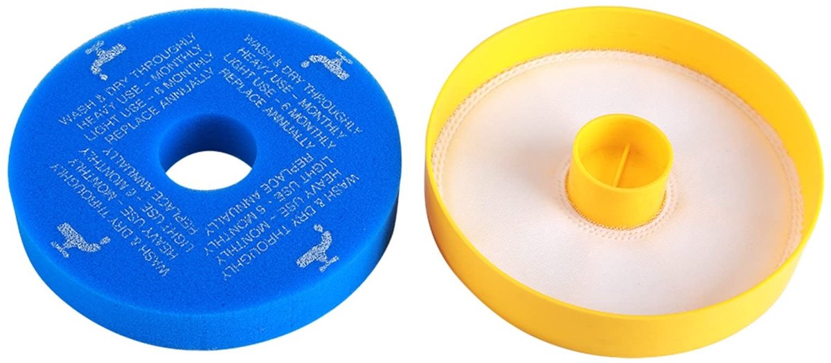 Solidchoice- Vacuümfilter Wasbaar - Stofzuigerfilter DC05/DC08/DC14/DC15 - Herbruikbaar - Kosteneffectief - Lichtgewicht Badstof