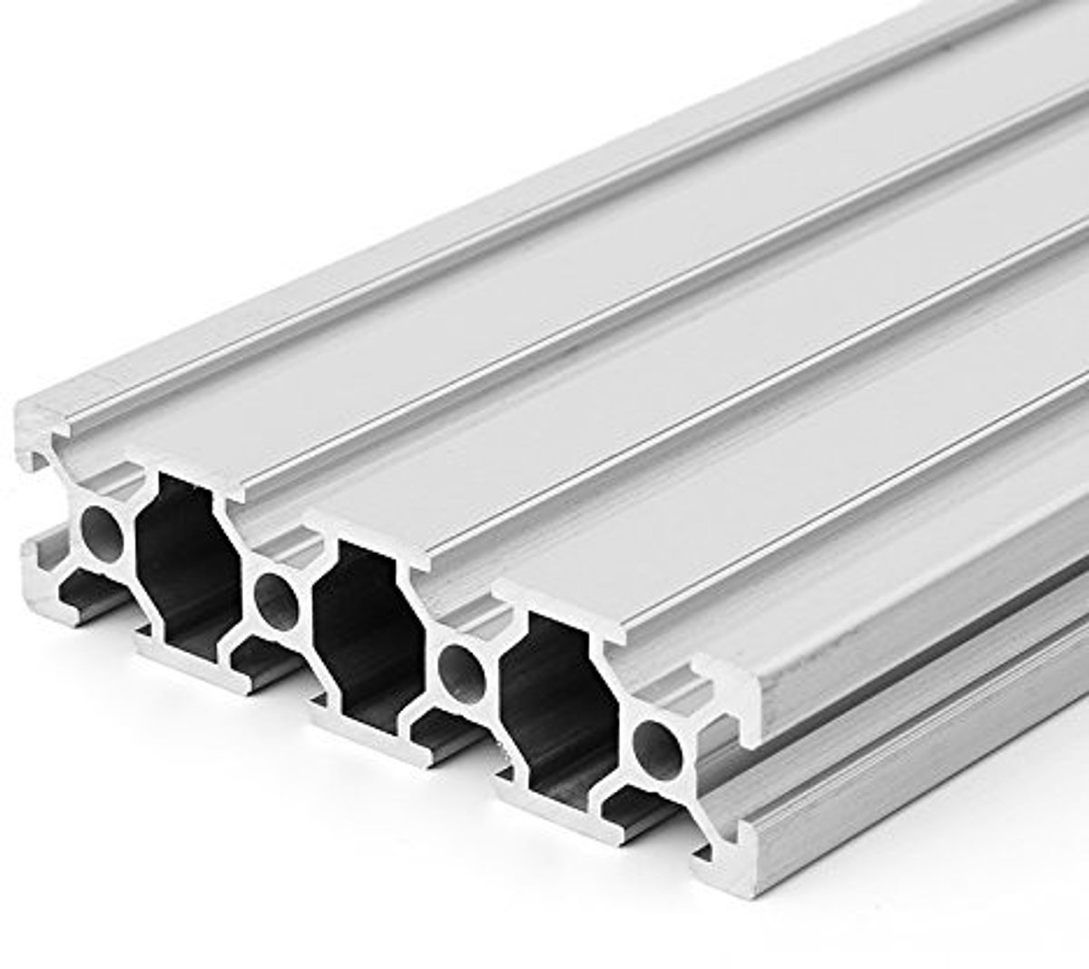 Solidchoice- Aluminium Profiel 2080 T-Gleuf - 200/300/400 mm Lengte - Aluminiumlegering 6063 T5 - Voor CNC - Professionele 3D-printers - Perfect voor doe-het-zelf projecten - Profielbalk