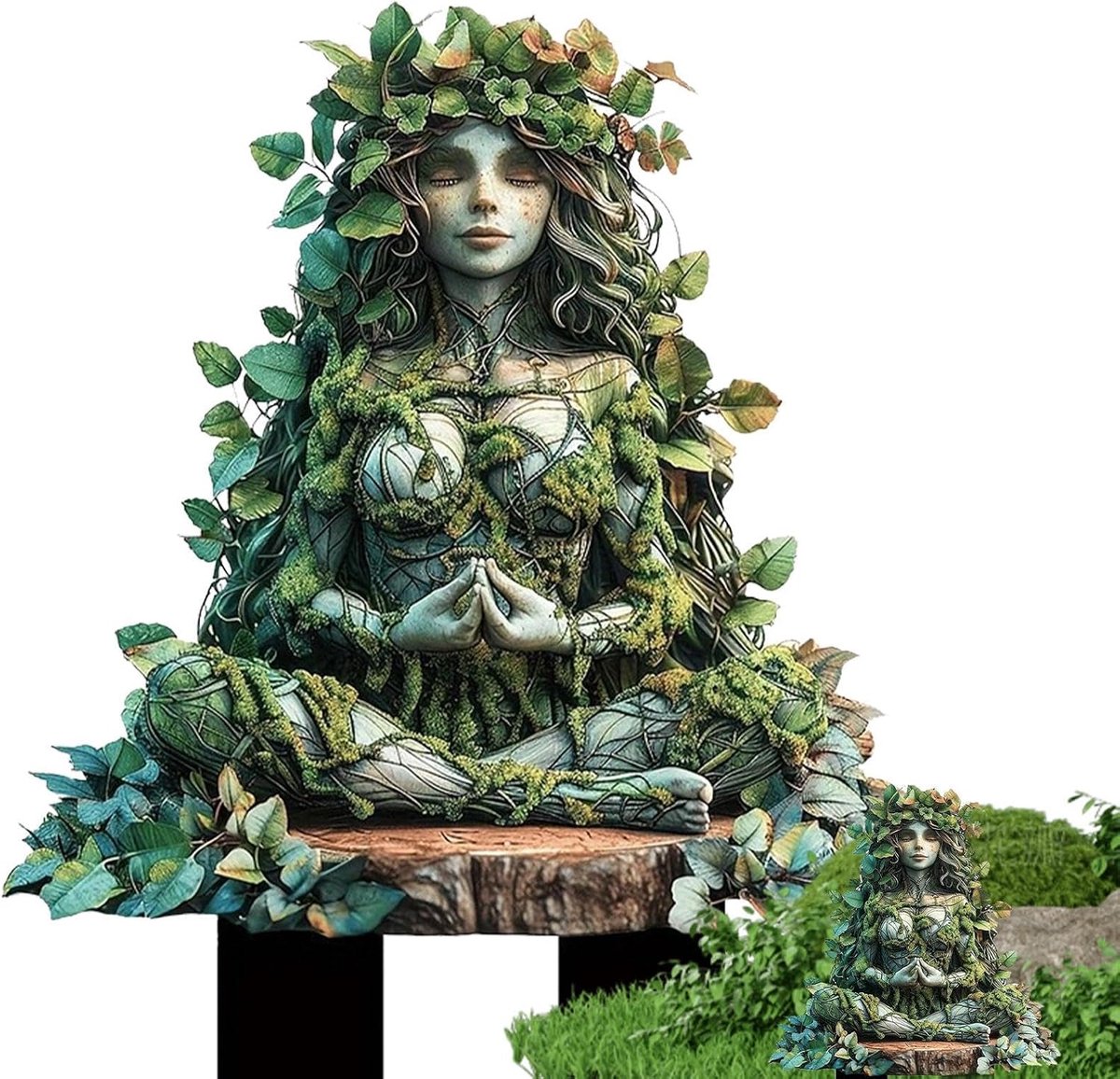 Tuin Decoratie - Grondinsteek Heks - Tuin Verfraaien - Realistische Ontwerpen - Acryl - Meerdere Kleuren