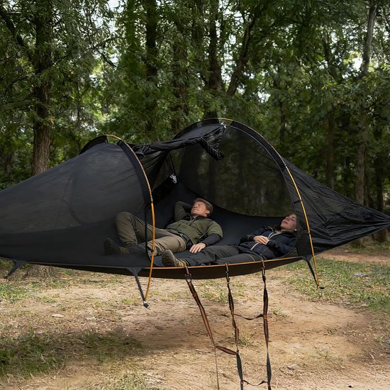 Night Cat Hangmat Tent met Muggennet Waterdichte Regenkap voor 2 Personen Wandelen Kamperen in de Tuin Achtertuin Wilde — afbeelding 2