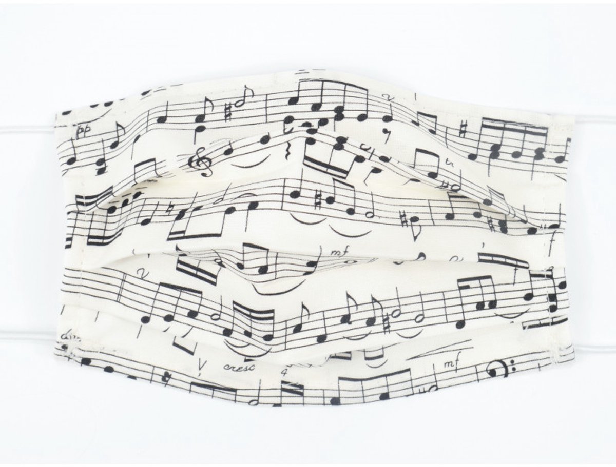 Face Covering Music Design 12 (Cotton) 18,5*9,5 cm