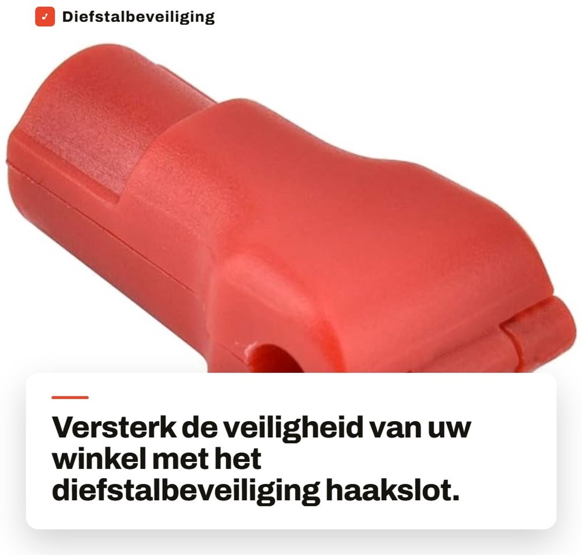 Dailygoods - Diefstalbeveiliging Haakslot - Veiligheid voor Retail - Handmatige Installatie - Aperture 7mm - Goederenslot - 100 Stuks