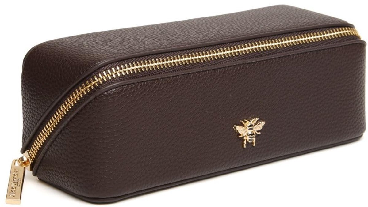 Dailygoods - London Bee Mini Make-up Train Case - Compacte Beauty Organizer
