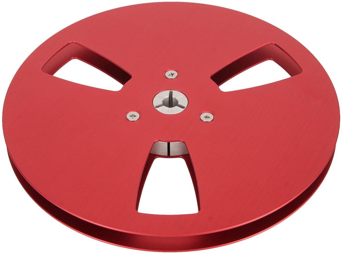 Dailygoods- Tape Reel 7-Inch Aluminiumlegering - Lege Spoel - Slijtvast - Corrosiebestendig - Windweerstandsgaten - Lange Levensduur - Bandspool