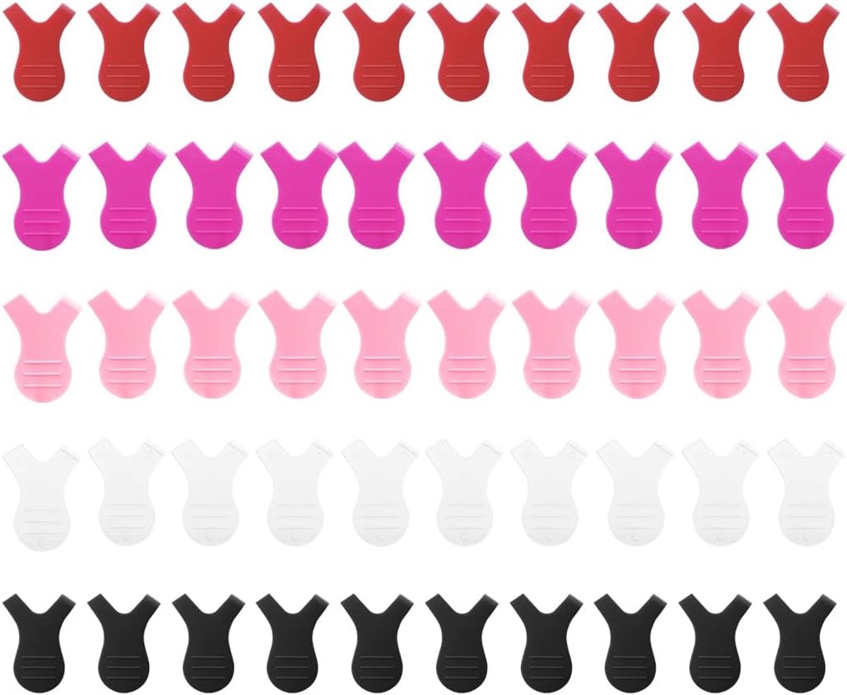 50 stuks Y-wimperkam, laminering, wimperaccessoires, wimperkam voor krullen, verbeterd model, 5 kleuren