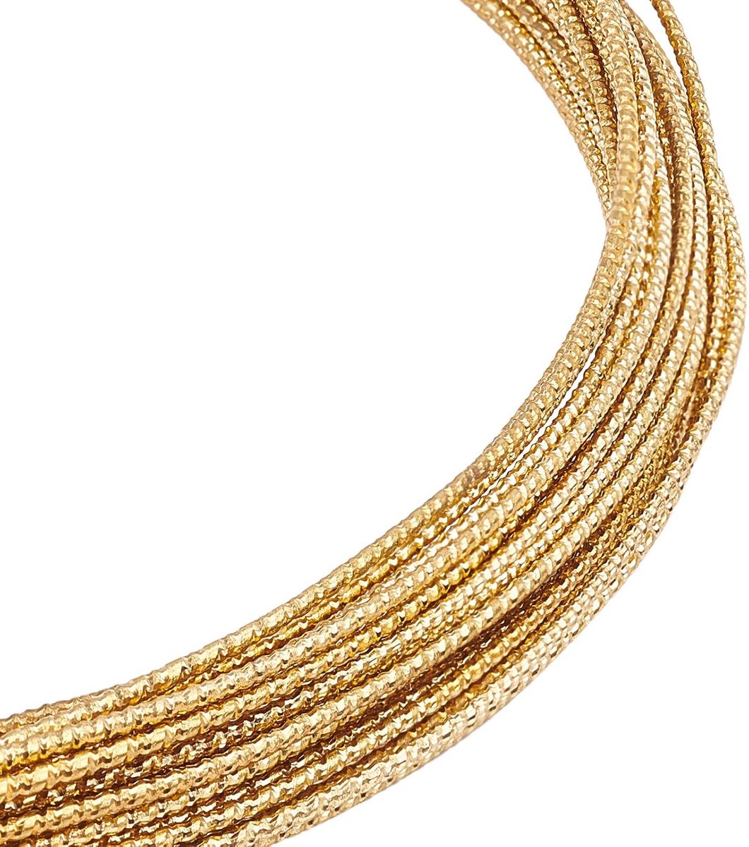 10 m, 0,8 mm, gestructureerd koperdraad, gevlochten knutseldraad, gravure voor ringen, kralenwikkeling en ander knutselwerk voor sieraden
