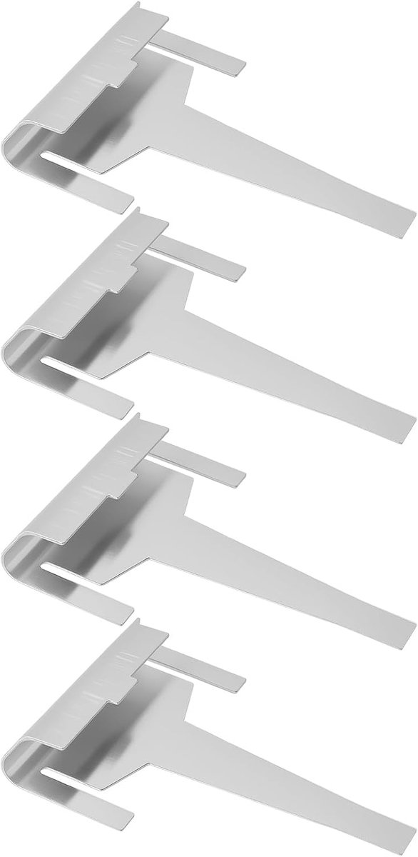 4 stks Koelkast Afvoerbuis Clip Verdamper Vervanging DA61-06796A AP5579885 Compatibel met Samsung Koelkast Zilver