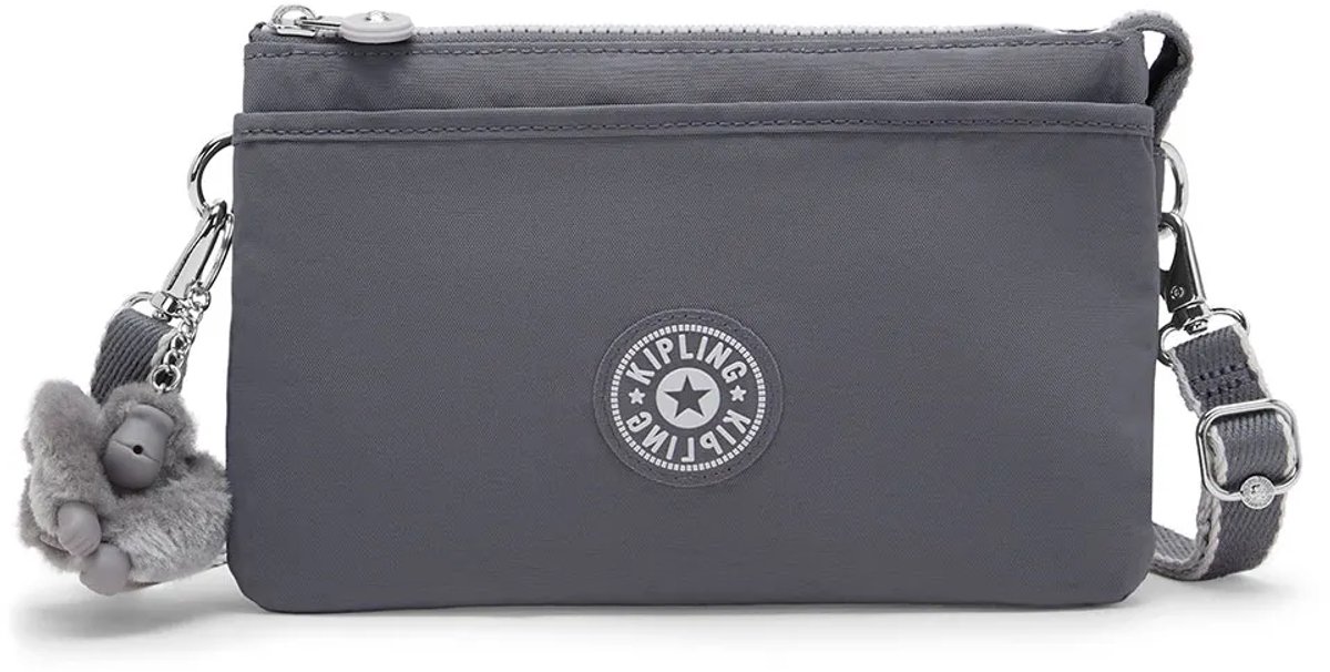 Kipling Riri Schoudertas Grijs Man
