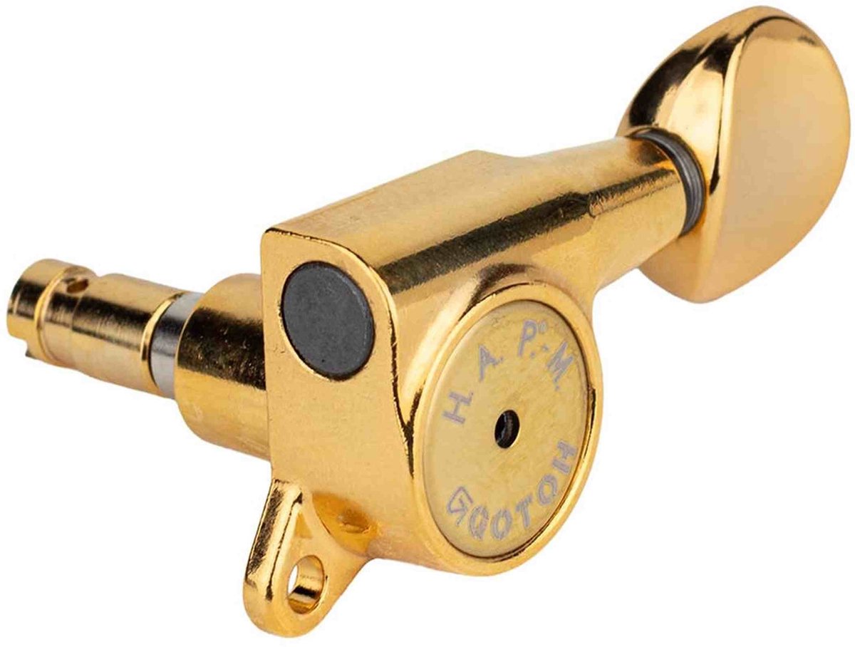 Gotoh GTH13918 SG381 stemmechanieken met HAPM and 05 knoppen, 6L, goud