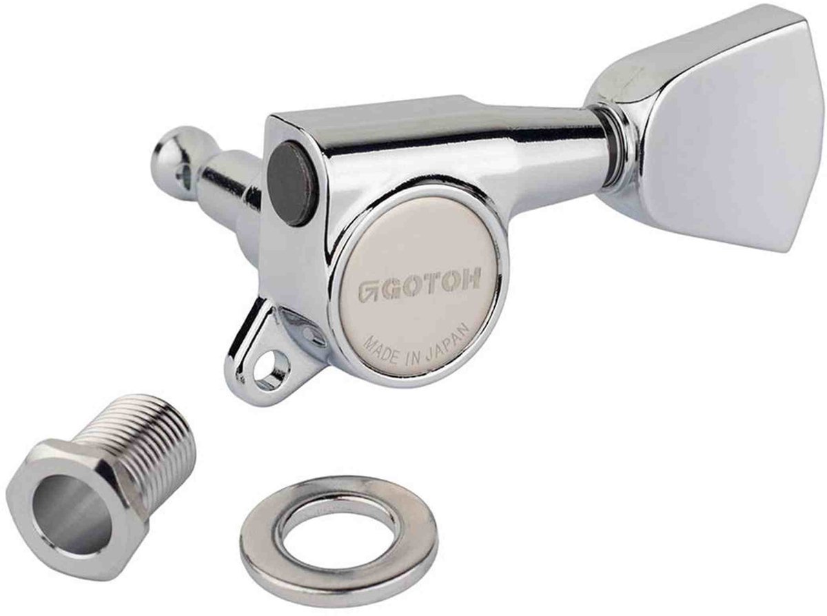 Gotoh GTH13803 SG381 stemmechanieken met 04 knoppen, 3L3R, chroom