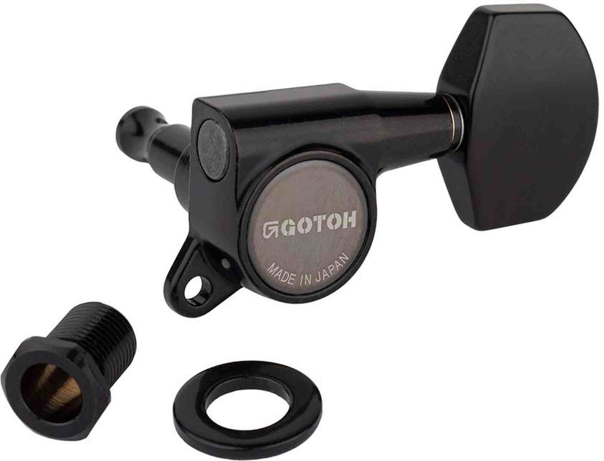 Gotoh GTH13867 SG381 stemmechanieken met B01 knoppen, 3L3R, zwart