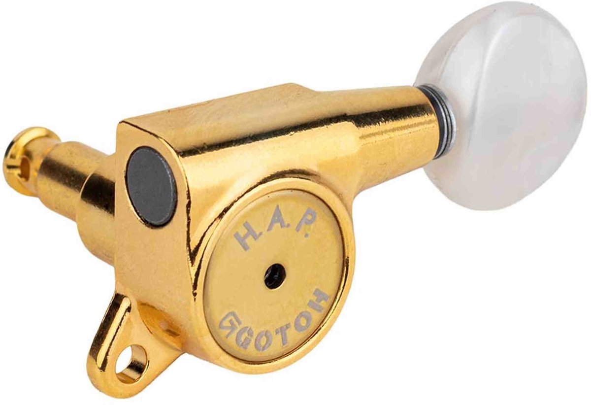 Gotoh GTH13890 SG381 stemmechanieken met HAP and 05PW knoppen, 6L, goud