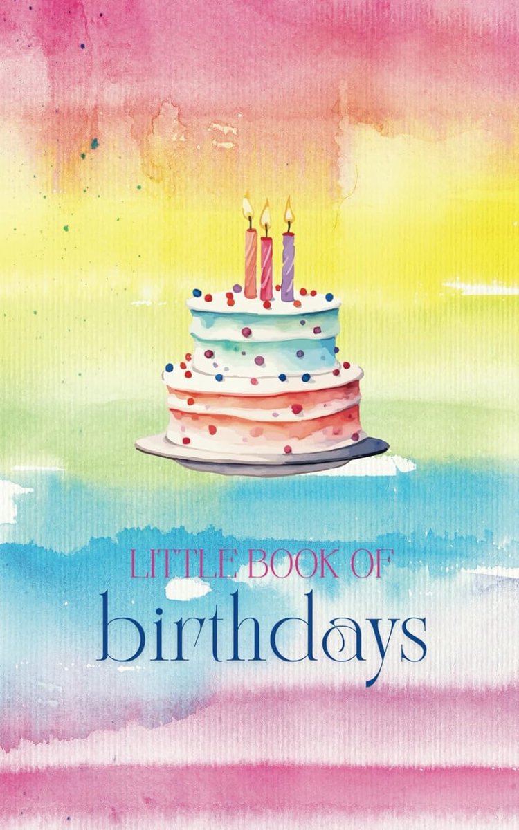SnelShoppen - Little Book of Birthdays, verjaardag organiser, datum herinnering, levenslange kalender, eeuwigdurende kalender voor belangrijke data: V