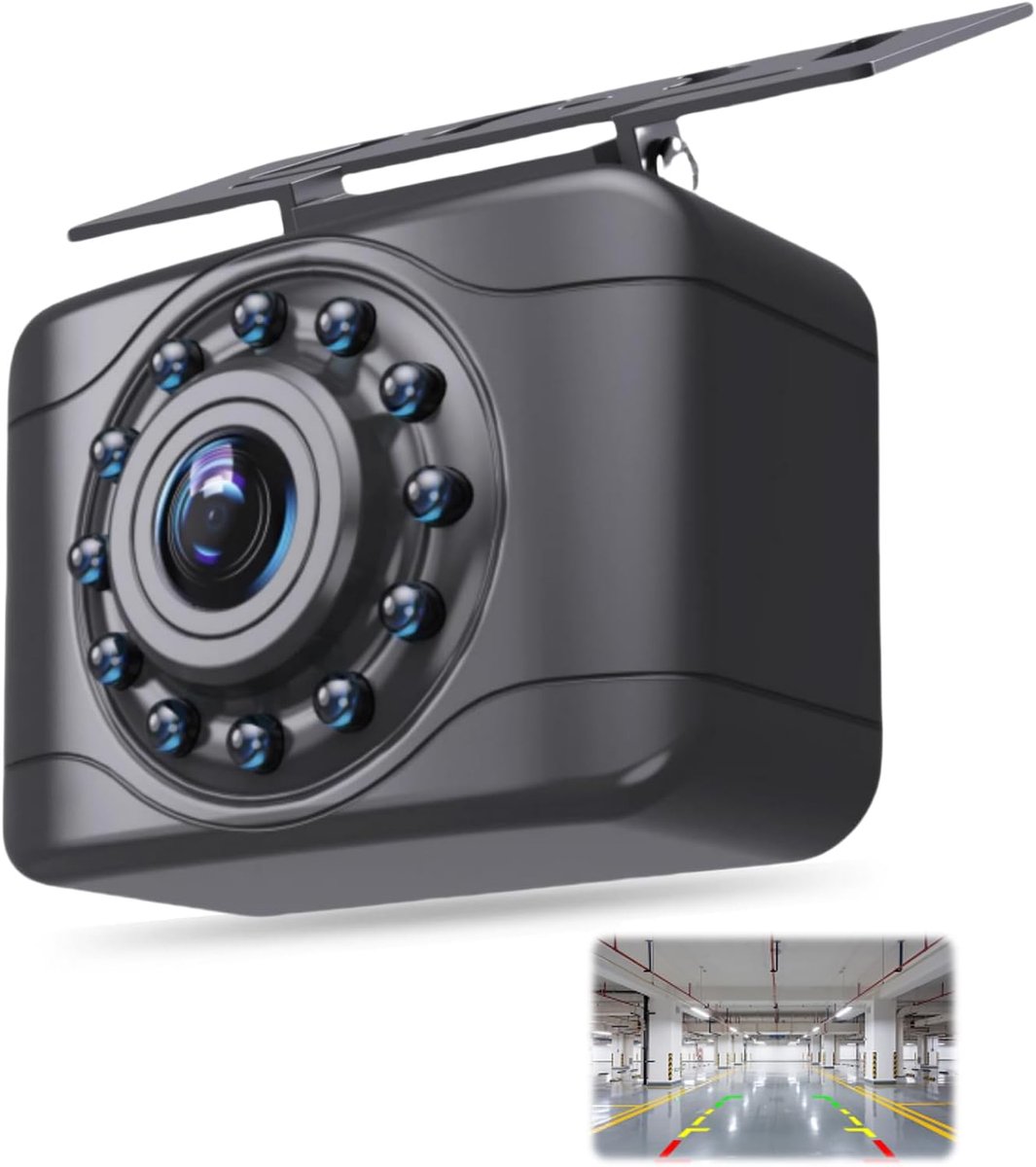 Achteruitkijkcamera IP69 - 170 graden kijkhoek - nachtzicht - helder beeld - SnelShoppen