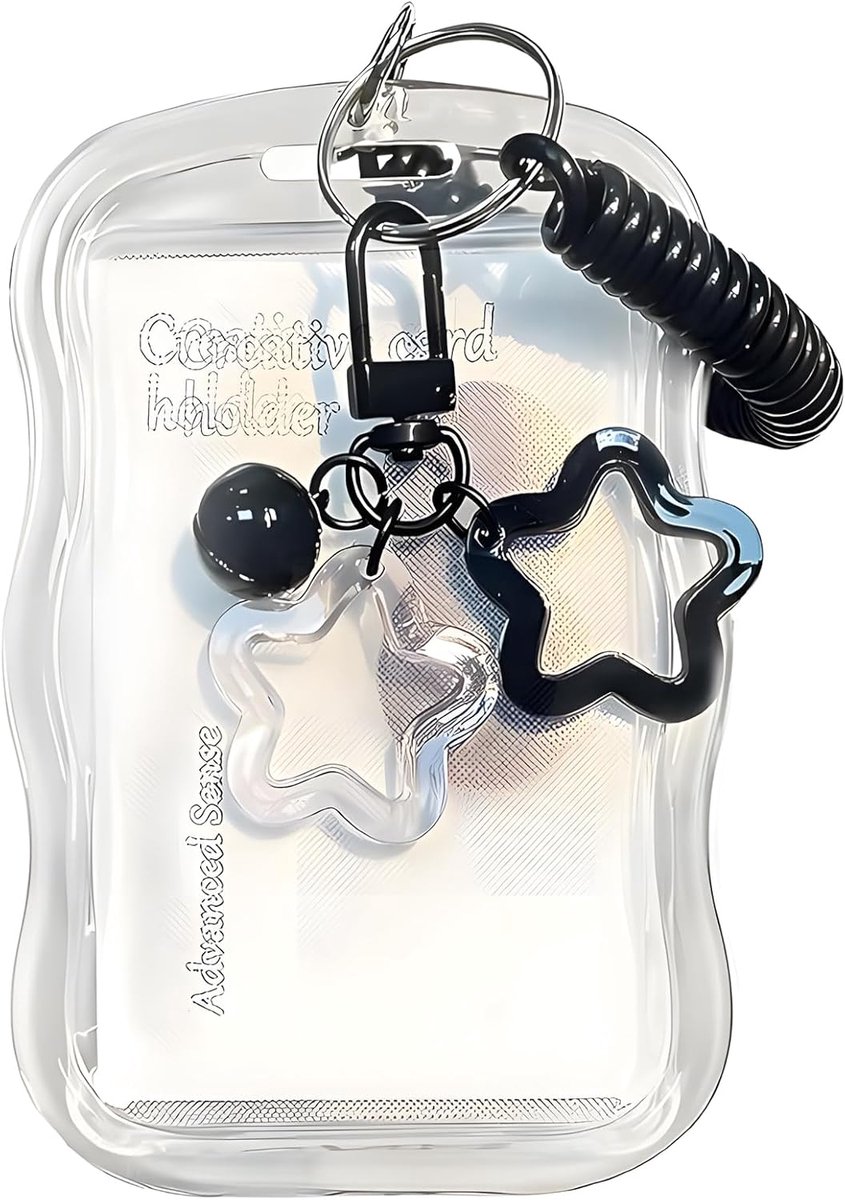 Foto lijst met sleutelhanger - transparante PC card case - schattig Kpop ster ontwerp - SnelShoppen