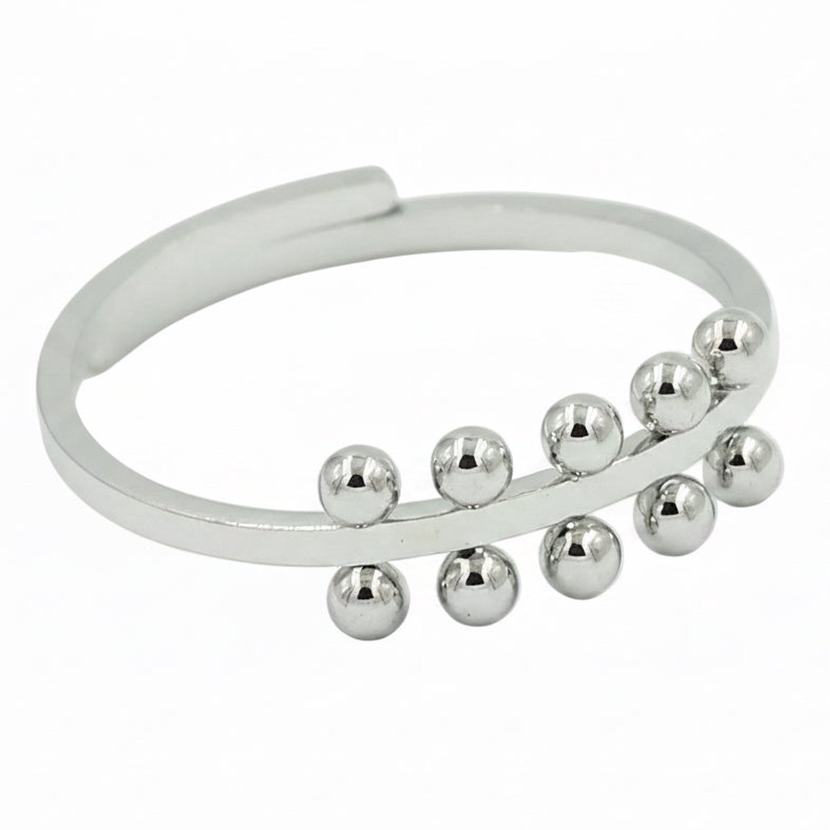 Michelle Bijou Ring Bali zilver