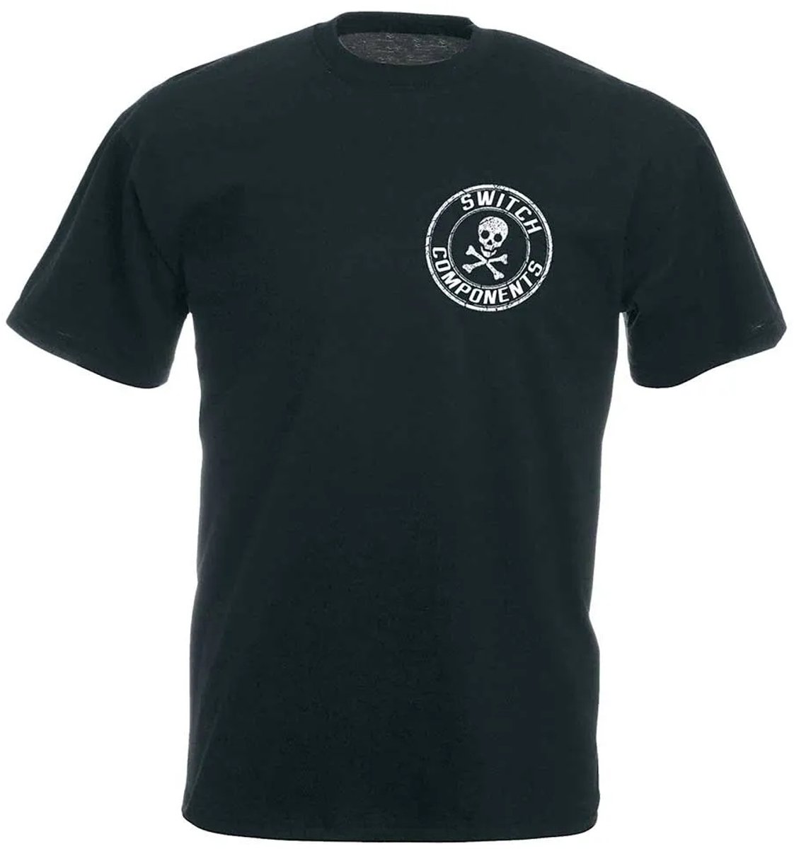 Switch Skull T-shirt Met Korte Mouwen Man Zwart