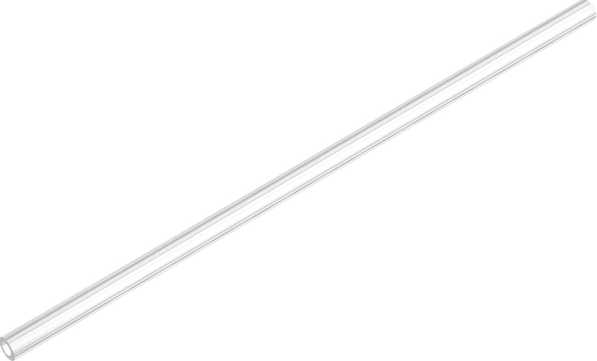 Harde buis, rond, transparant, 3 mm (1/8 inch) ID x 5 mm (3/16 inch) OD x 150 mm lengte kunststof buis